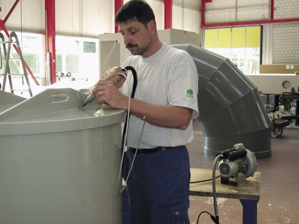 Ручной аппарат горячего воздуха WELDING PEN S с вентилятором ROBUST