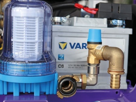 Фильтр и ввод воды Фильтр и ввод воды